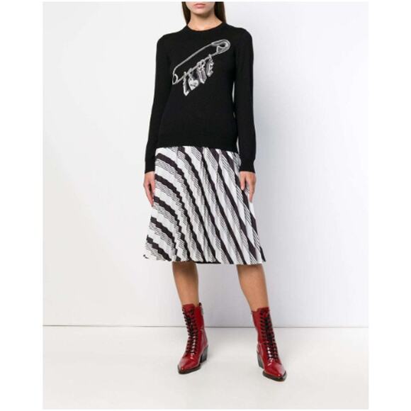 NWT Love Moschino Safety Pin Sweater Size 40 - Picture 2 of 9